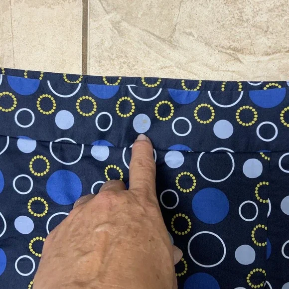 Liz Golf Pleated Skort Womens Size 16 Lined Side Zip Stretch Athletic Blue - Picture 4 of 12